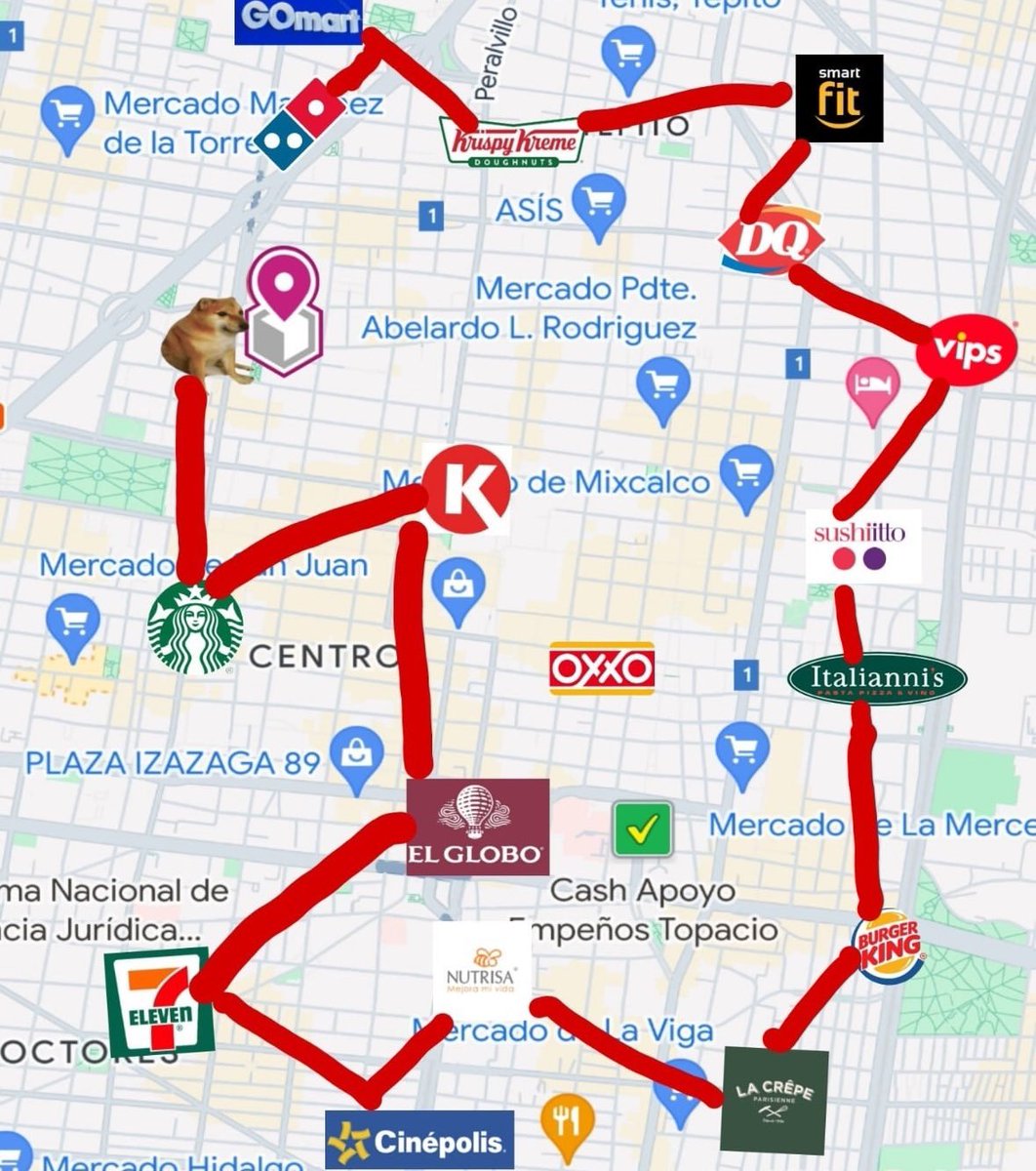 Yo armando mi ruta para después de ir a votar 🗳️