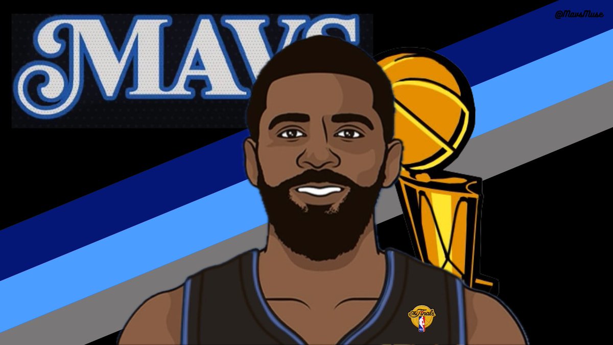 MavsMuse's tweet photo. Luka tonight:         Kyrie tonight:

36 PTS                     36 PTS
10 REB                     4 REB
5 AST                       5 AST
64% FG                    52% FG

— From “ThEy wOnT wOrK tOgEtHeR” to clinching the NBA Finals.🏆 https://t.co/LQasD5KQKl