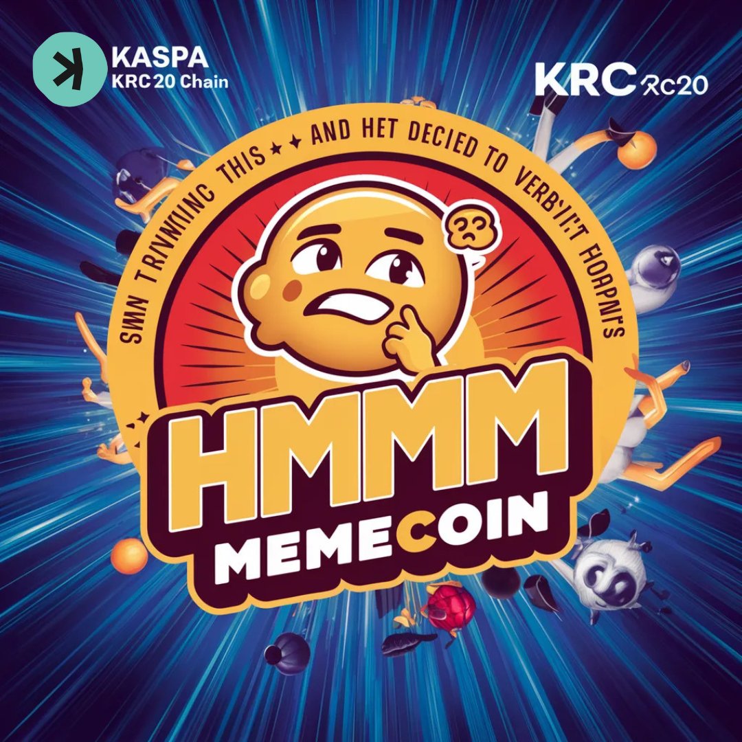 hmmmtoken's tweet photo. 🚀 Get Ready for Memetastic Madness! 🚀

Introducing HMMM Memecoin: Where Memes Meet Madness &amp; Magic 💭✨

🔥 Launching Soon on #KRC20 🔥

📣 Discord: https://t.co/Wz29ADkdjC
#HMMM #Memecoin #Crypto #Kaspa #Blockchain #CryptoCommunity #CryptoLaunch #Memes #Madness #Magic #KRC20 https://t.co/PAdQvEMhKE