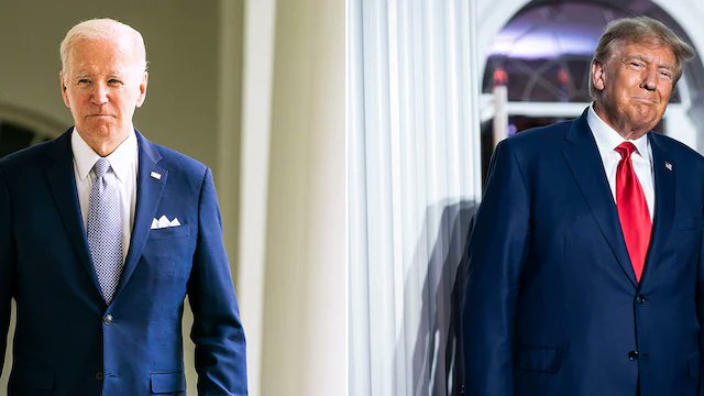 #Trump2024
Biden, Trump remain in tight race nationally, latest poll finds