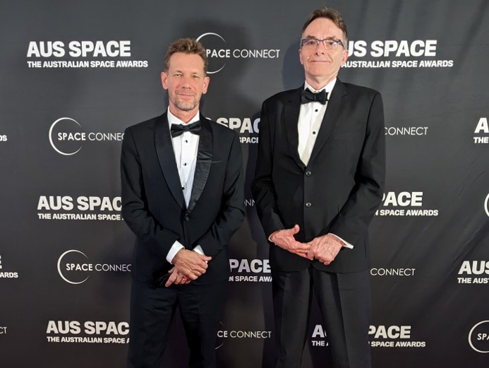 cdu_ni's tweet image. Congrats! to the @CDUni North Australian Fire Information Team who were FINALISTS in the ‘Earth Observation Program of the Year’ category for #AUSSPACE24 Australian Space Awards.👏👏👏
@RohanFisher4 &amp;amp; Peter Jacklyn attended along with 400 members of the space industry community.