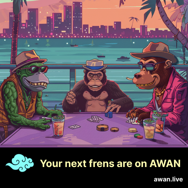 AWAN gives you points just for creating your profile, but the real secret is in the referral code!

😍 Each referral gives you and your crew a boost.  

Your next frens are on AWAN! awan.live