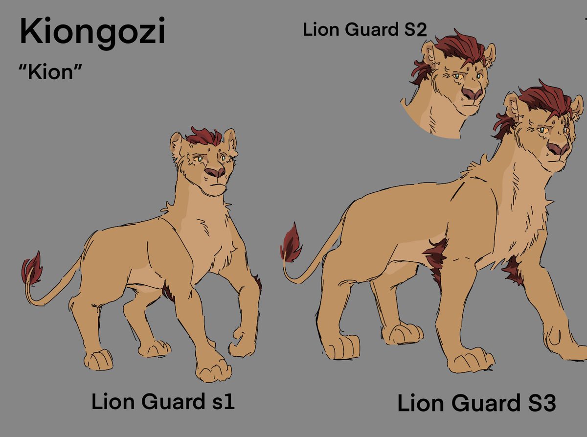 so. i have an hyper fixation in The Lion King universe. i remade The Lion Guard aiming to a more mature audience and with my views of the characters.

I redesigned Kion, i’ll make the othes of the Guard as well and other characters too

details below

#thelionking