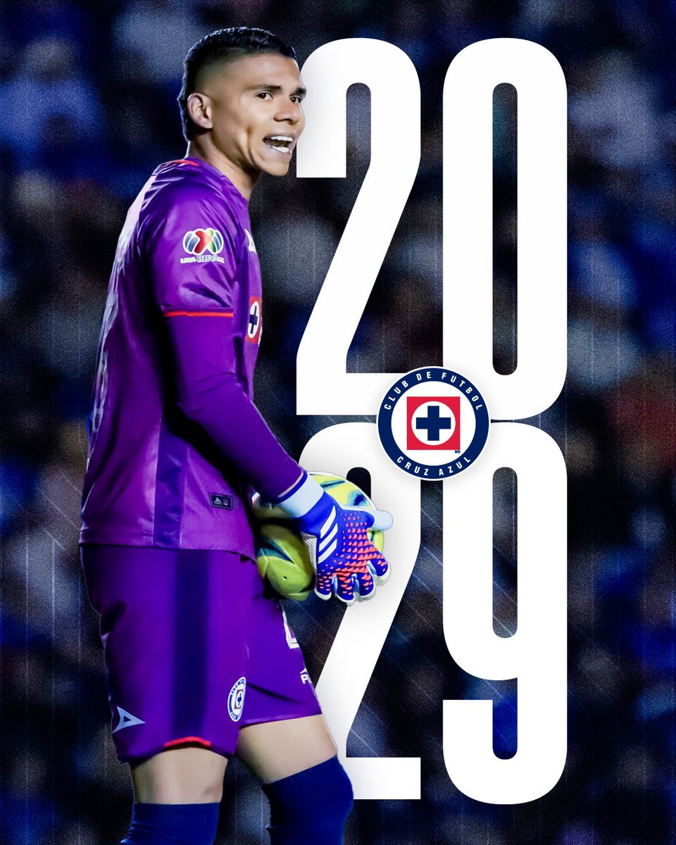 CruzAzul's tweet photo. Kevin seguirá siendo Azul. 💙

El arquero colombiano Kevin Mier ha sido renovado para seguir con La Máquina hasta 2029. 🚂

¡Sigamos juntos por este camino!

#AzulDePorVida https://t.co/AandkZzk4y