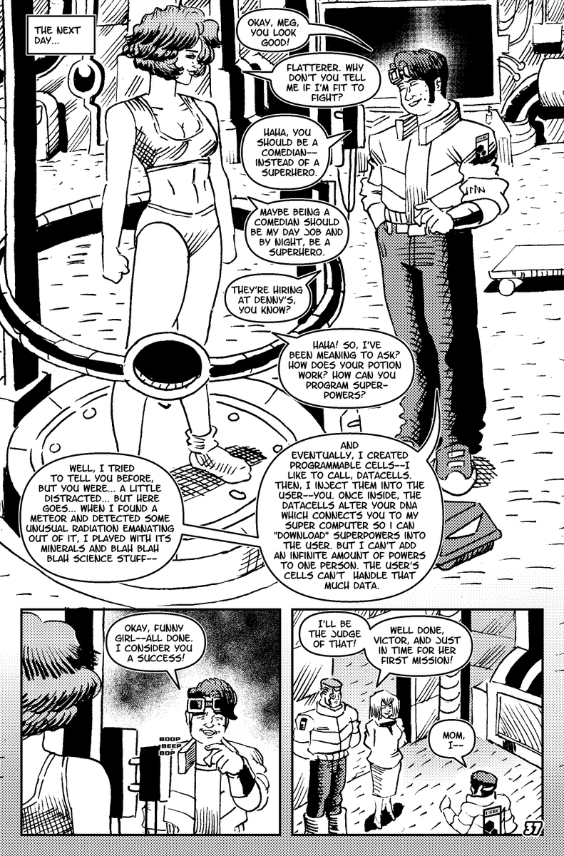 💥Datacell #0 page 37🚀

🌎✨Like what you see? Check out these links to buy a PDF:

💥AMAZON: amazon.com/dp/B0CQN734G9?…

💥DRIVETHRU COMICS: tinyurl.com/Datacell1alt
#supehero #comic #scifi #comics #webcomic #SuperHeroine #indiecomic