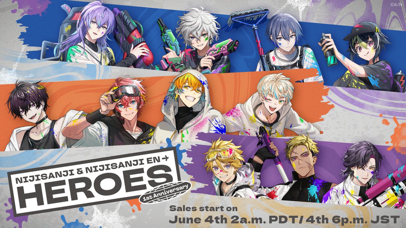 にじさんじ HEROES Oriens Dytica Krisis まとめ売り NIJISANJI EN Official on X: 