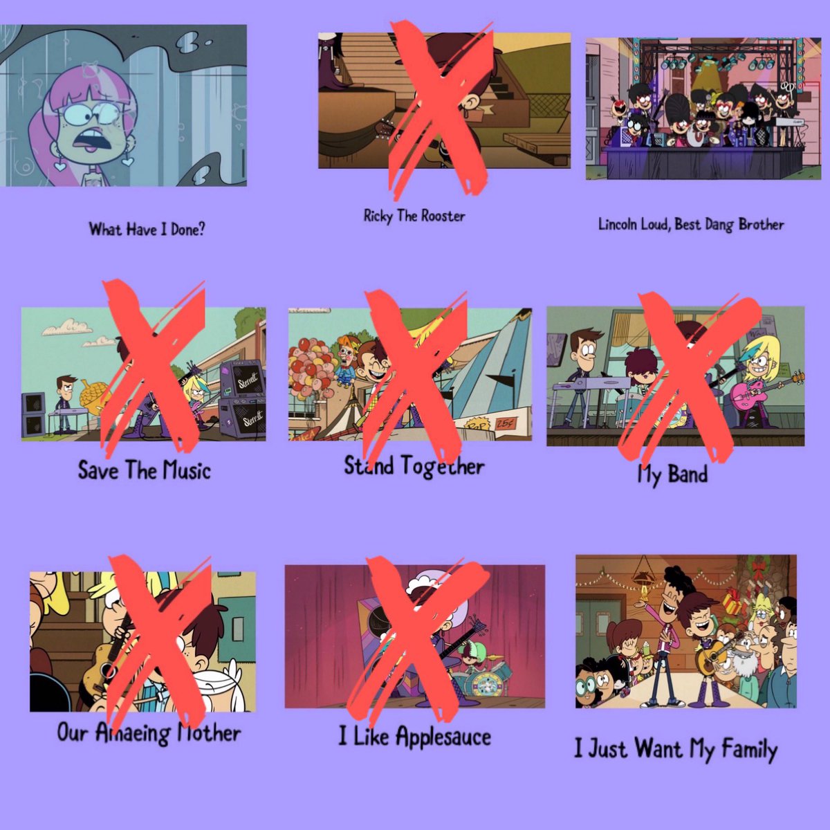 #TheLoudHouse #lunaloud Next round! Vote your least favorite Luna Loud song!