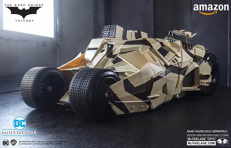 McFarlane Toys - DC Multiverse Camouflage Tumbler (The Dark Knight Rises) Gold Label Vehicle. Now available to preorder. Amazon Exclusive. #Batman #affiliate Amazon🇺🇸US $69.99 amzn.to/3yPadcy