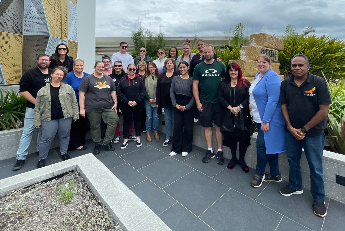 StrongerSmarter's tweet photo. Awesome week on Darug Country, working with leaders from across the Penrith area involved in the Maximising the Middle Program - in partnership with Uniting and ARACY.
Facilitators Ken Weatherall & Rebecca Giles
@ARACYAustralia
#StrongerSmarterAlumni #ARACY #DarugCountry https://t.co/q6G881Ewqu