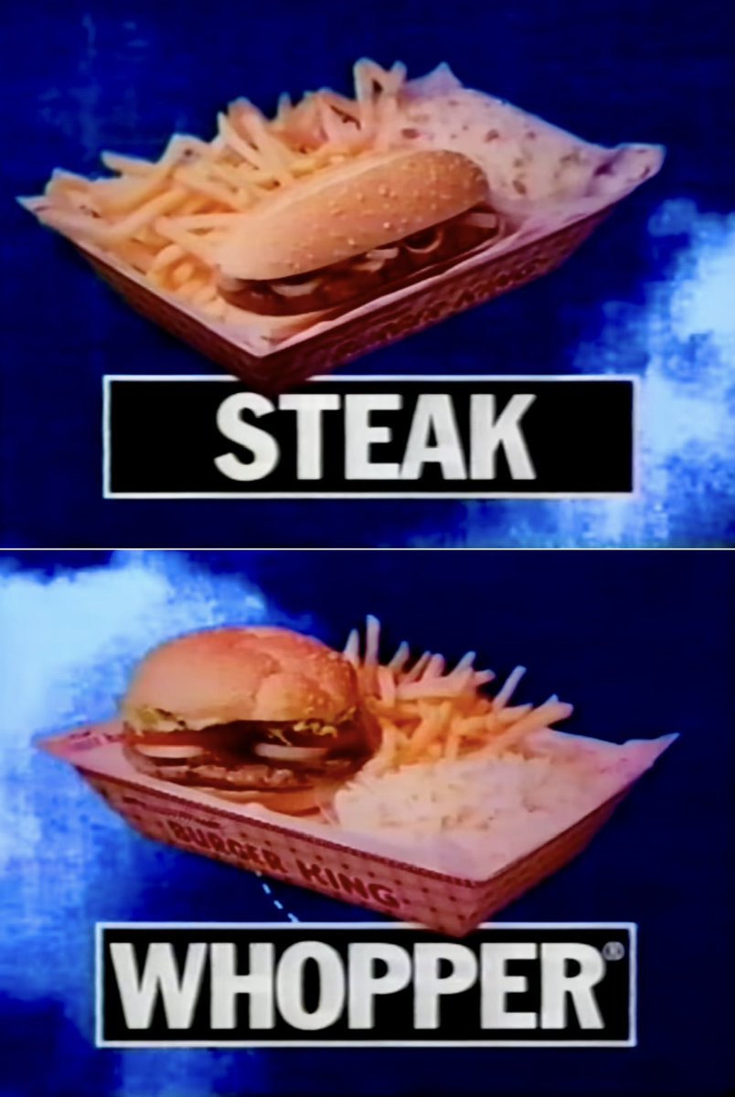 In 1993, Burger King introduced dinner baskets along with table service. Each basket included fries or baked potato and cole slaw or side salad