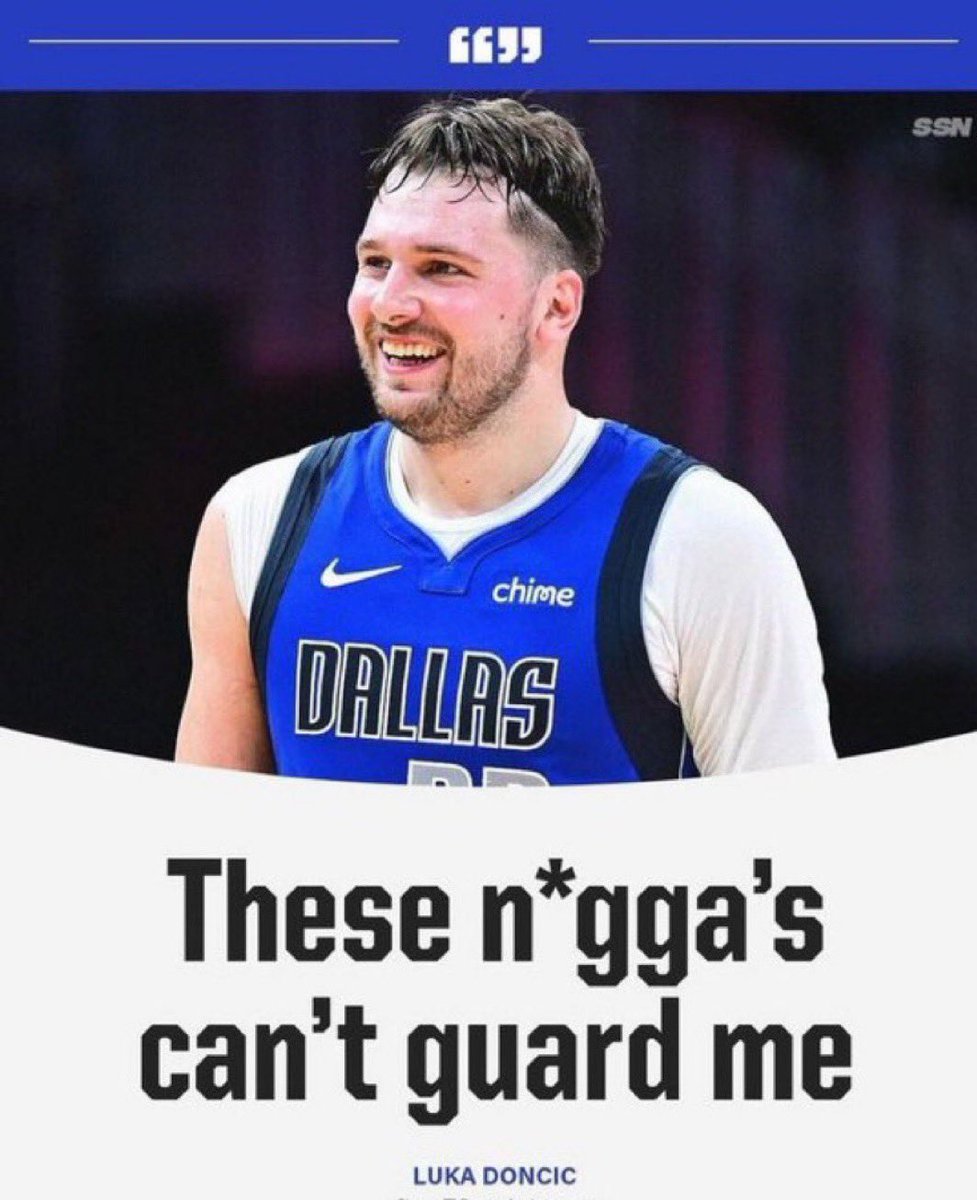 Luka Doncic after dropping 36, 10, and 5 to eliminate the Timberwolves