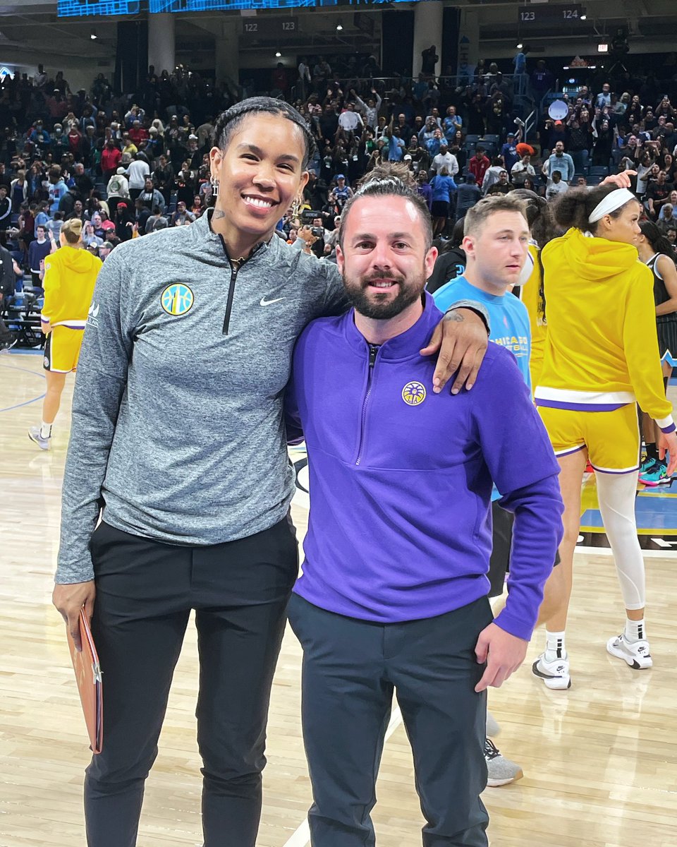 Great catching up with JMU legend Ty Young as we competed tonight in Chicago.