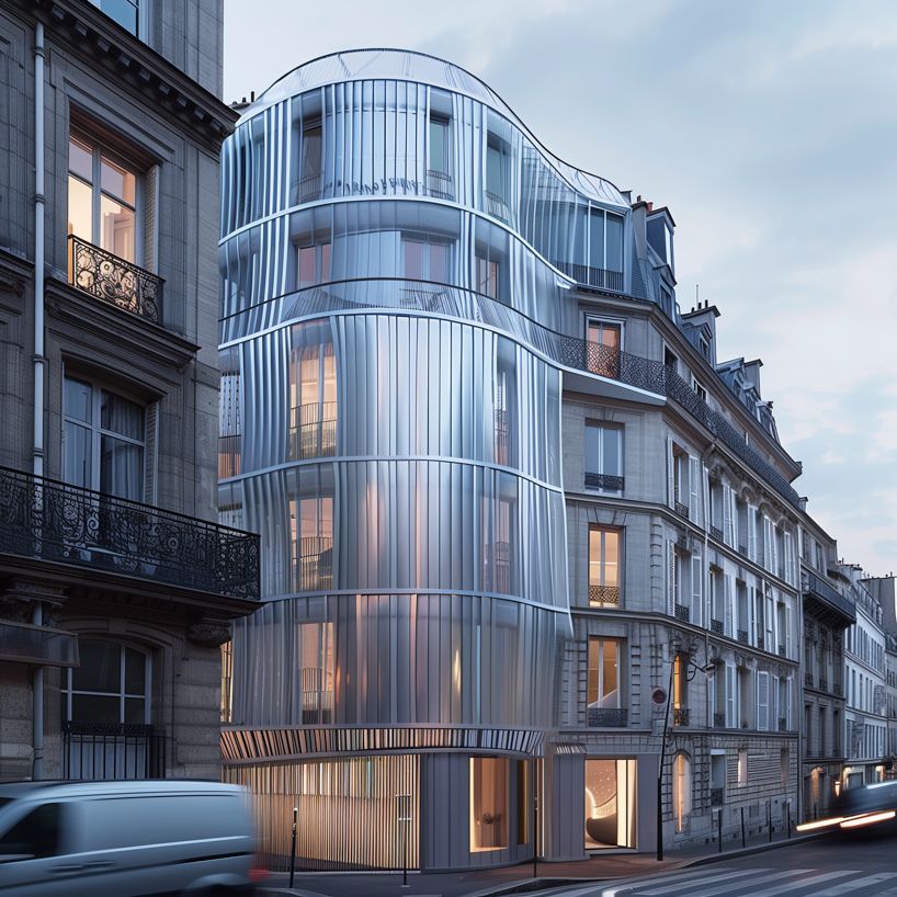 yang fei critiques facadism in parisian townhouse renovations through his midjourney study 
buff.ly/3yOaXi8