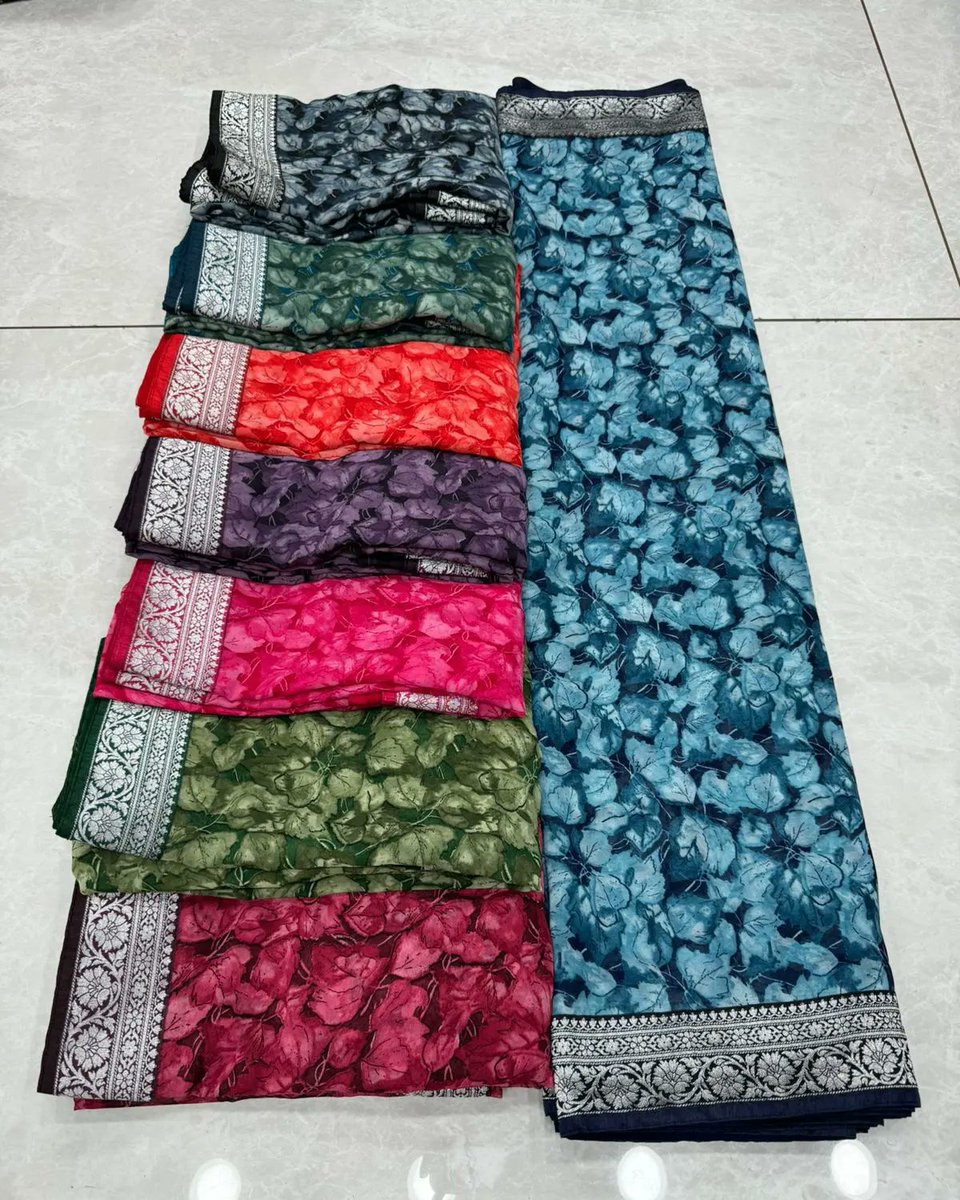 R Launch 🎉 

The Pushpa georgettw 🎉🎉🎉🎉🎉

Material : Georgette 
Price : 950/-

Stocks available in bulk quantity 🎉🎉🎉

Singles and multiples available 🎉🎉🎉

WhatsApp :9025072623