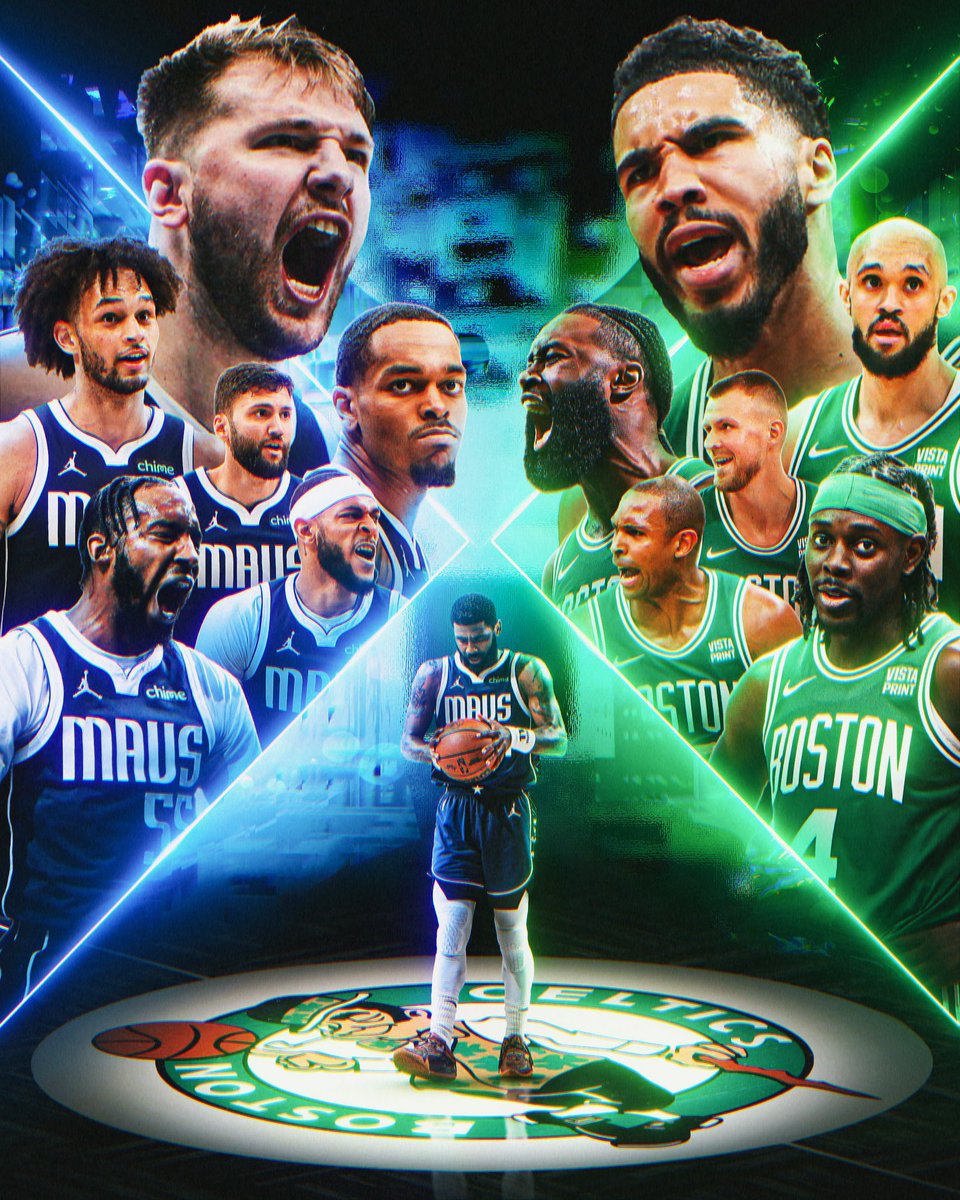 NBAdoPovo's tweet photo. FINAIS DA NBA

BOSTON CELTICS X DALLAS MAVERICKS 

JOGO 1 - 06/06, 21h30, em BOS
JOGO 2 - 09/06, 21h, em BOS
JOGO 3 - 12/06, 21h30, em DAL
JOGO 4 - 14/06, 21h30, em DAL
JOGO 5 - 17/06, 21h30, em BOS
JOGO 6 - 20/06, 21h30, em DAL
JOGO 7 - 23/06, 21h, em BOS

Jogos 5, 6 e 7 se necessários

Transmissão da ESPN e Band no Brasil