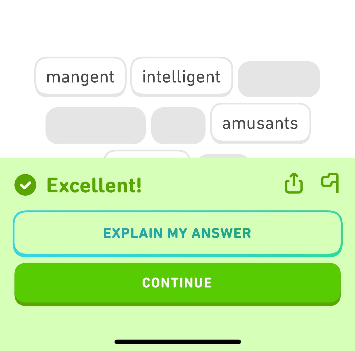 bwarsh91's tweet photo. @duolingo “Explain my answer” is probably a cool feature, and Duolingo Max is probably also cool. 

You know what’s not cool? Serving up a paywall (which is a type of ad) to Super Duolingo subscribers who pay for no ads after Every. Single. Question. Even the ones you get right! https://t.co/9ExbDxDzGJ