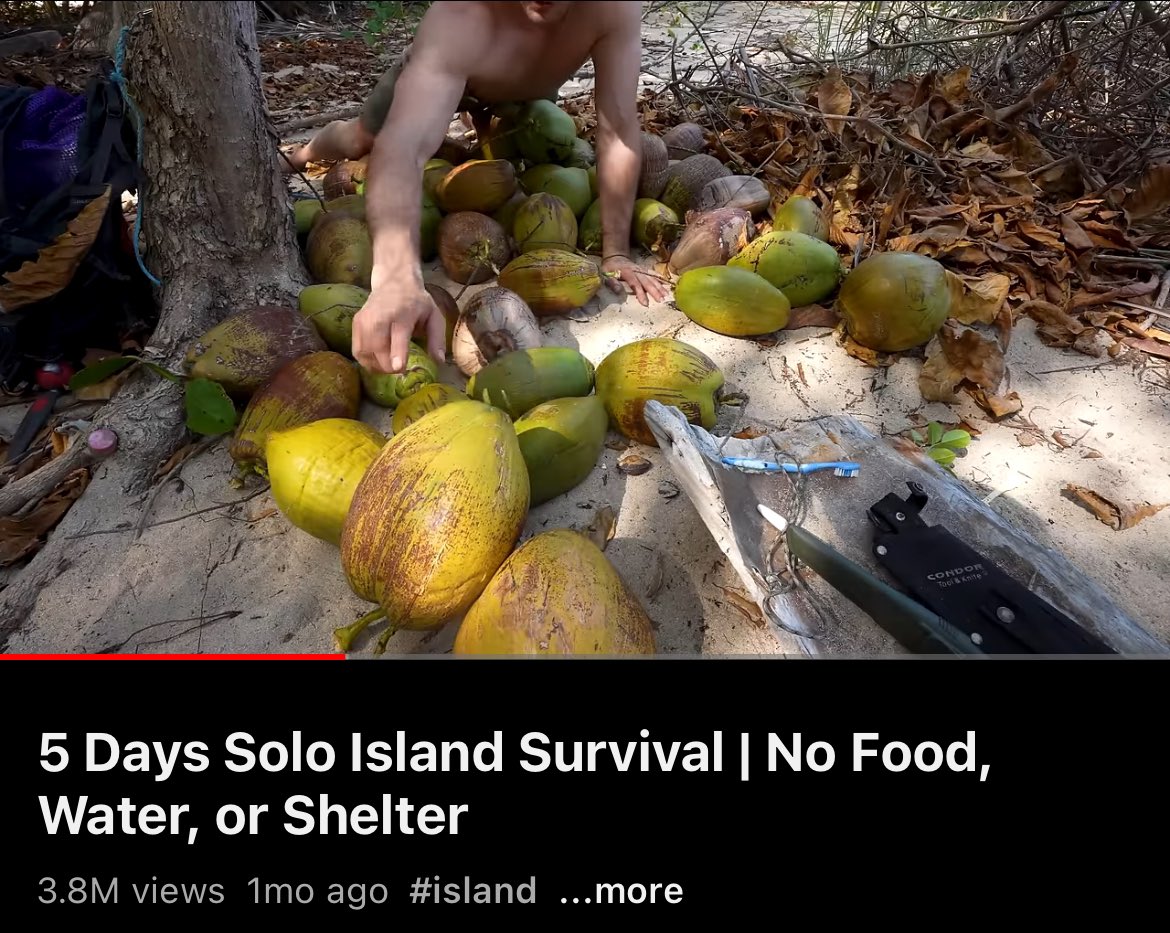 Showed this to my coastal/Sub-Tropical Mexican cousin and uncle and they said this challenge would be too easy for them and got excited when he started harvesting Limpets 😭😭😭