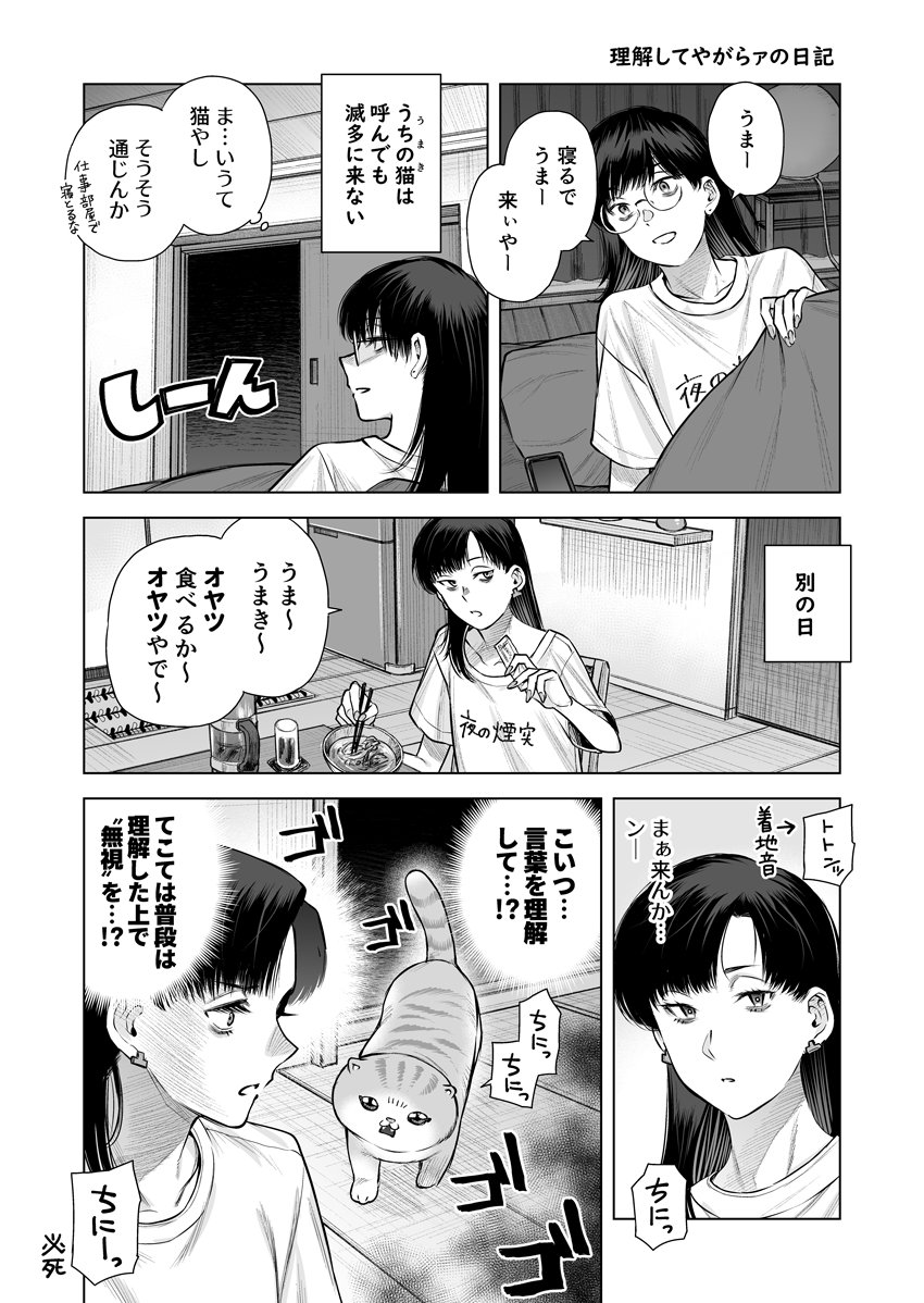 猫とコミュニケーションの日記です
こいつ、意図的にやってやがる…… 
