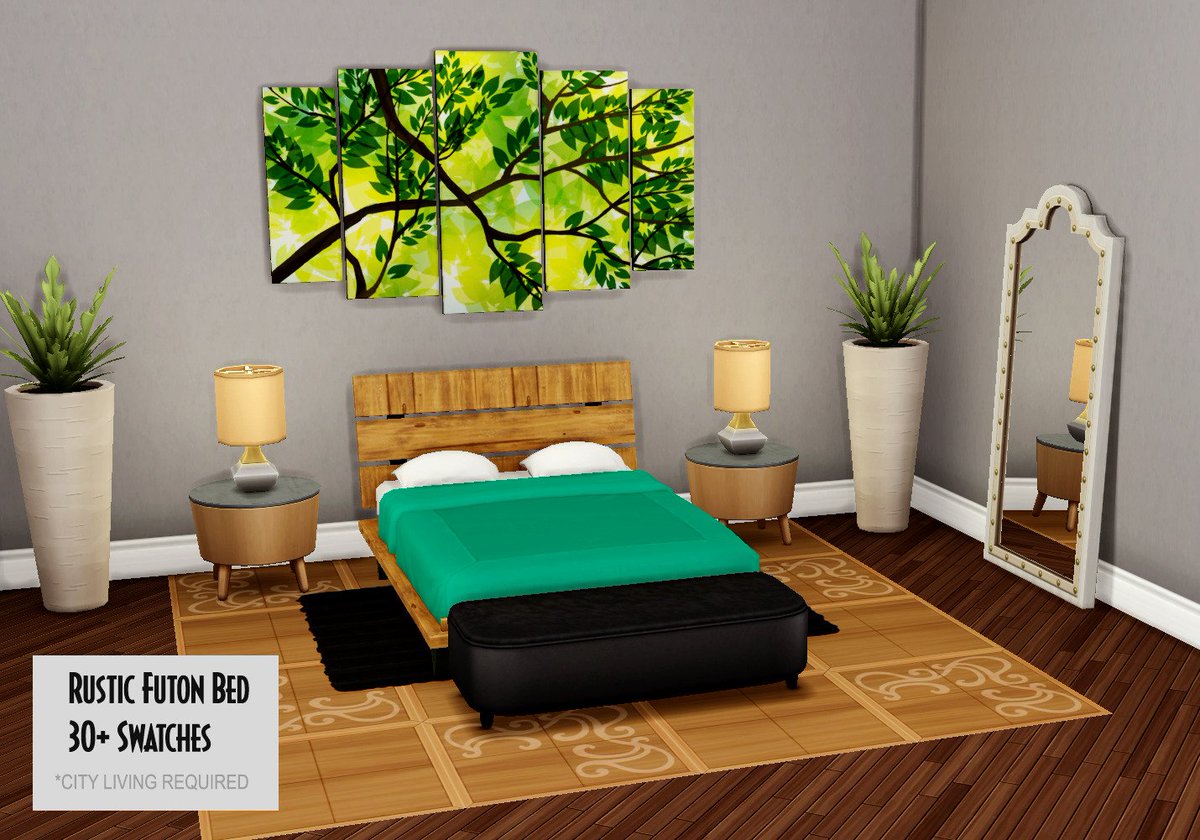 Rustic Futon Bed 
30+ Swatches
*City Living Required

(Download for free link in reply)

#ts4cc #sim4 #thesims4