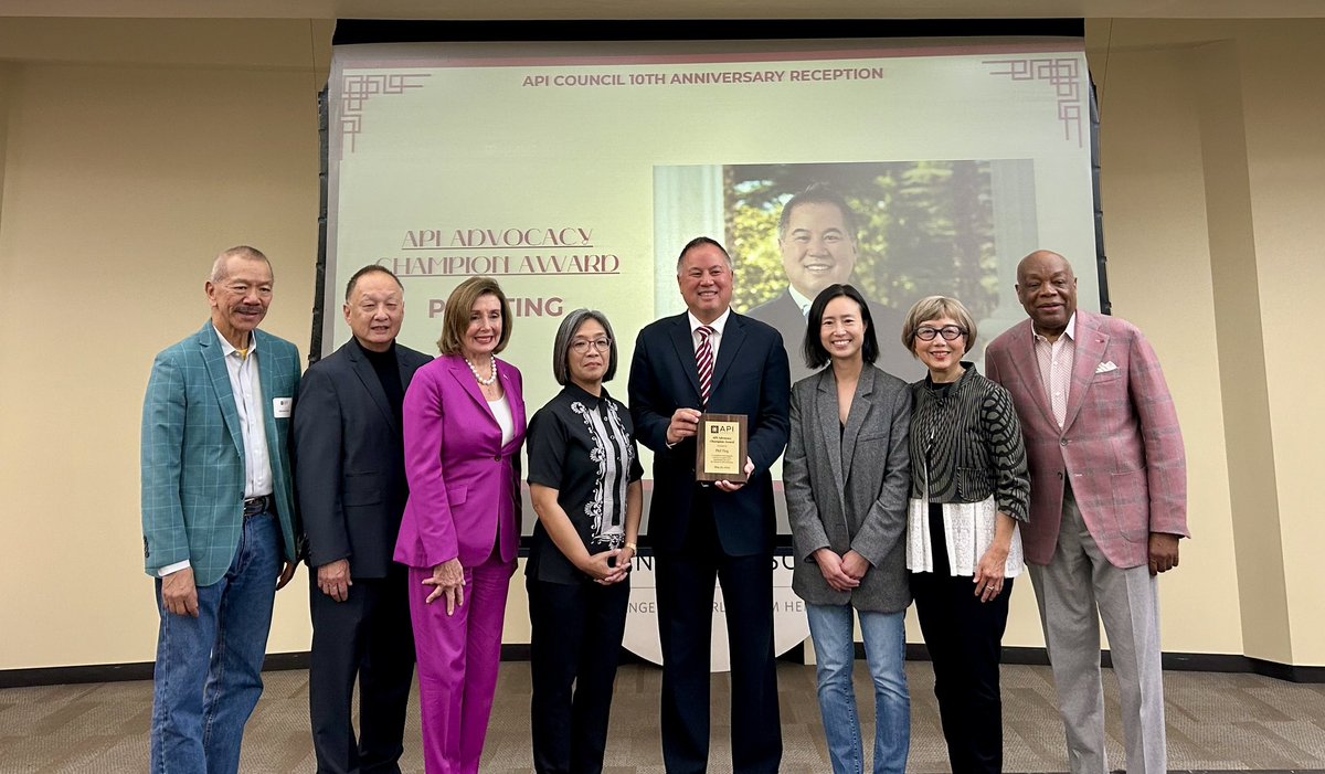 Praising @api_council with a Joint Resolution for a successful decade improving the lives of local #AAPI communities. Their efforts help ensure our needs are addressed & our voices are heard. Proud to be a partner in their fight & appreciate them honoring me on their 10-yr anniv.