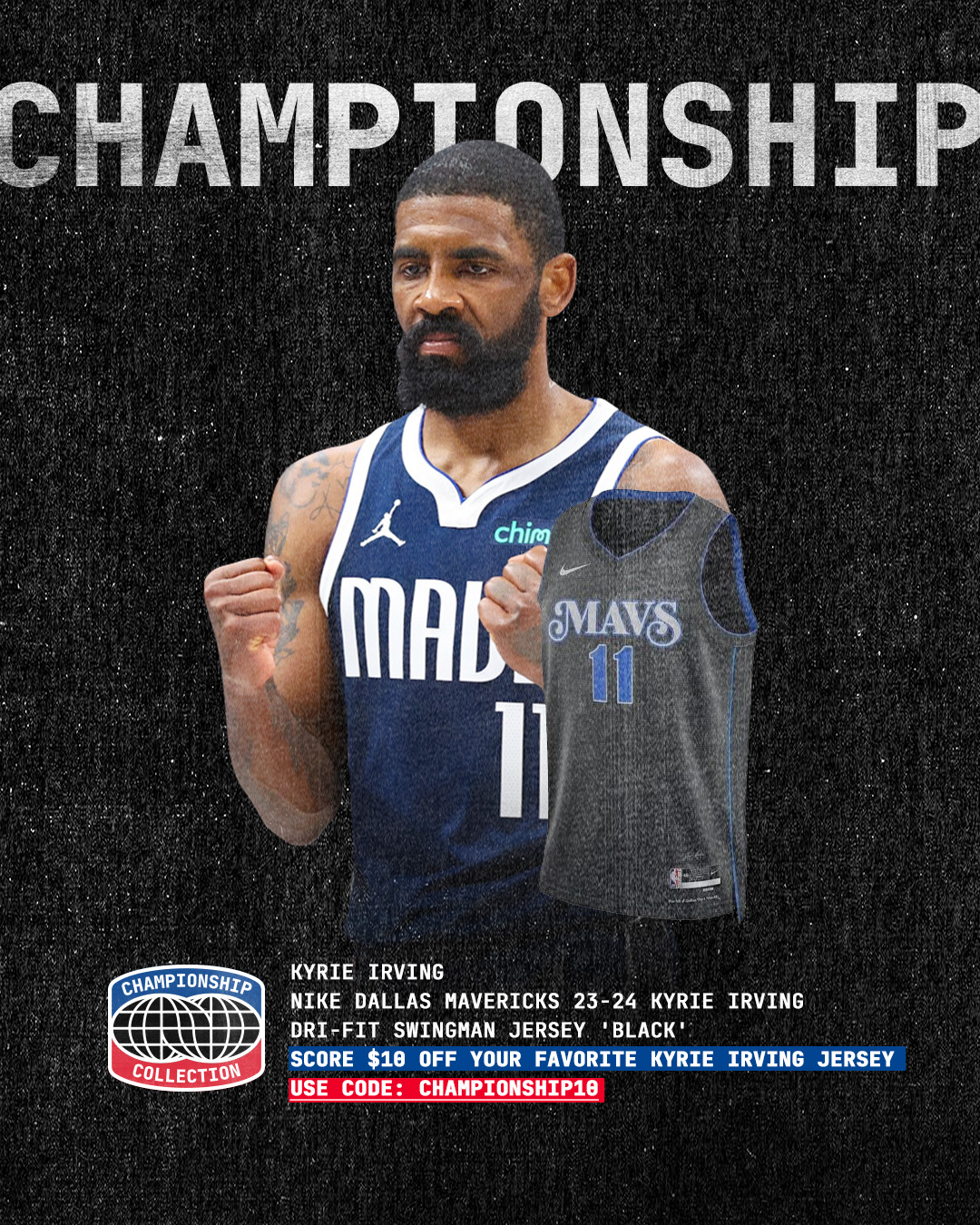 Kyrie championship jersey sale