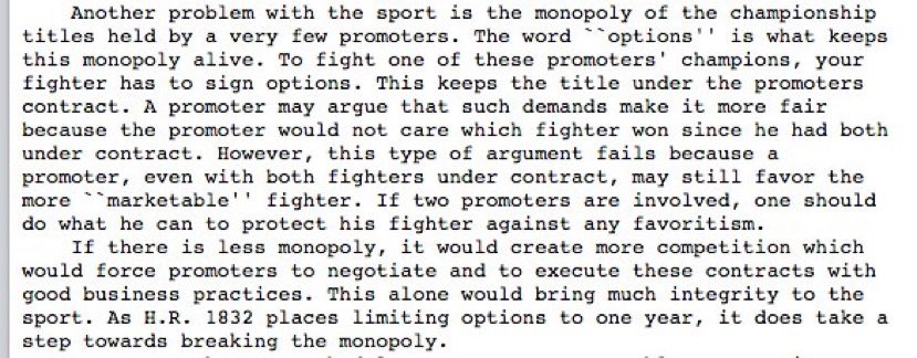 It is impossible until the structure is changed to operate like an actual sport. 

Fools or thieves think just spending money on a new “league” will lead to anything but failure. 

#AliAct2MMA and #UFCAntitrust actions are the only solutions.