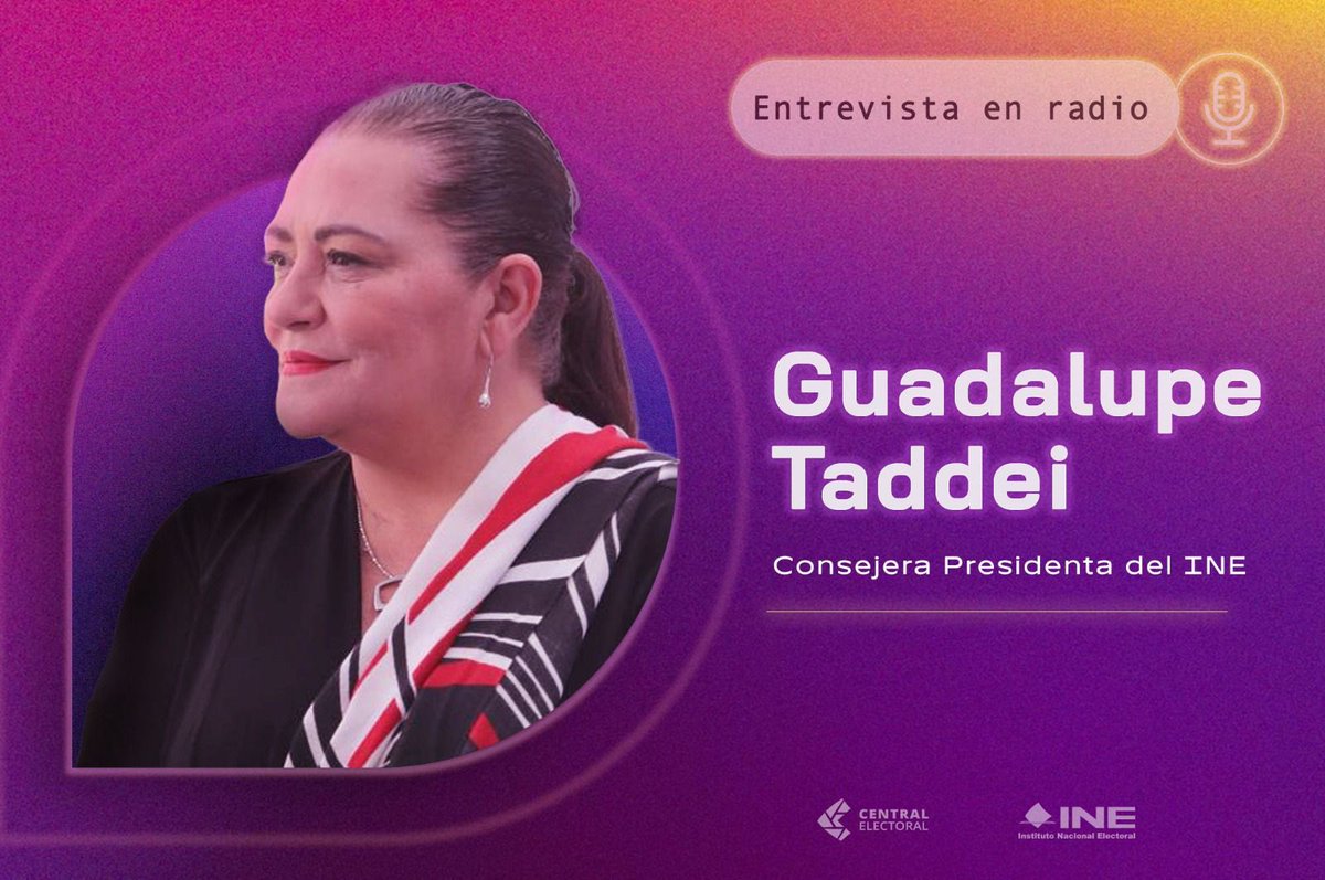 📻Estamos listas y listos para que la Jornada Electoral del próximo 2 de junio sea altamente participativa: Guadalupe Taddei Zavala, @Presidencia_INE, con @juanbaaq para @Radio_Formula. tinyurl.com/3v9tsad3