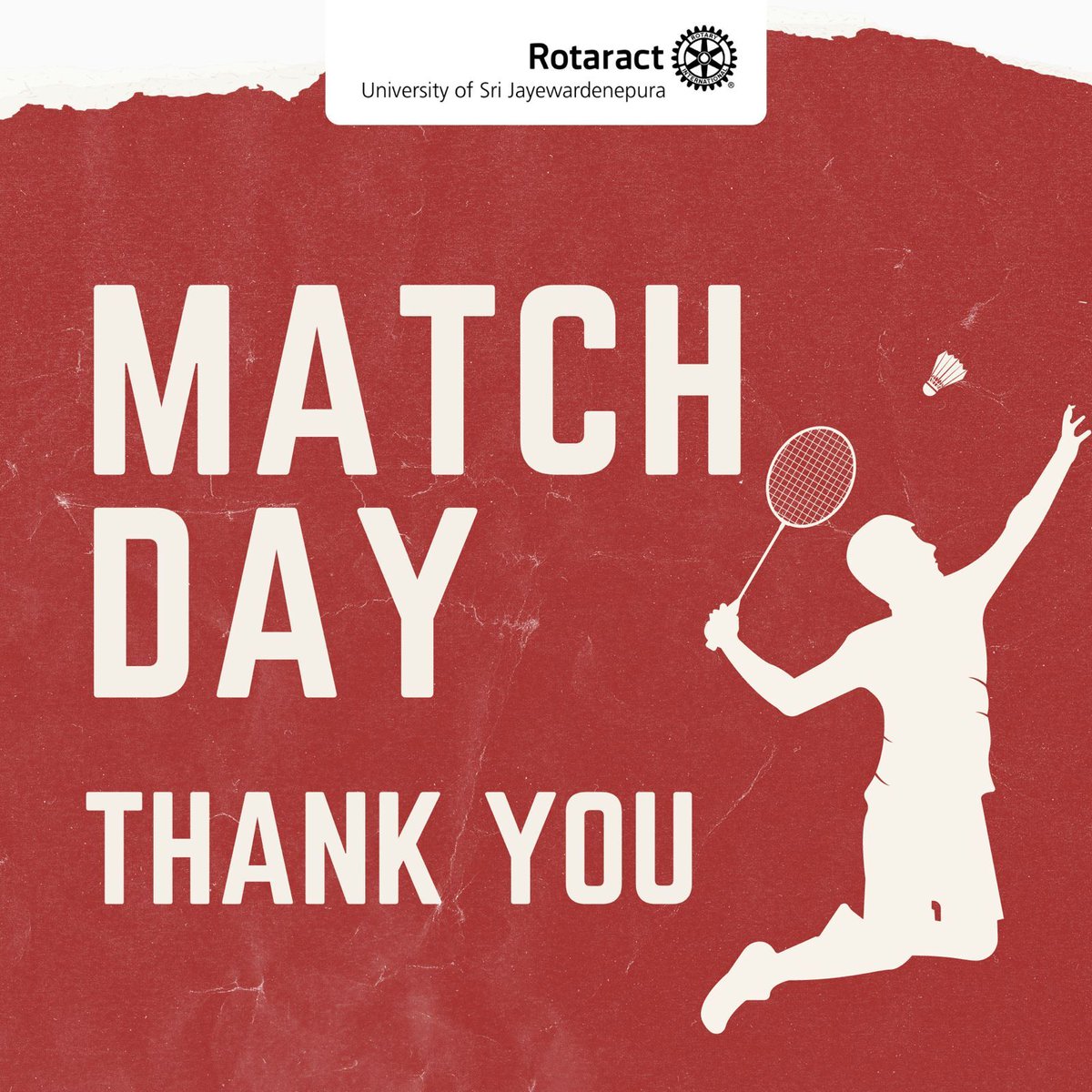 We are thrilled to announce the successful completion of Match Day, a project by the RACUSJ.

Our heartfelt thanks go out to all the participants for making this event a success!  

#MatchDay
#RACUSJ
#Rotaract 
#Rotaract3220 
#CreateHopeintheWorld 
#YouthForAll