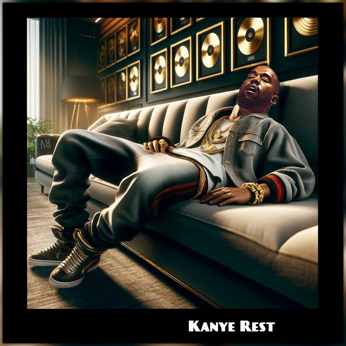 r33tv's tweet photo. πΆπ€π΄βποΈπΆ
#KanyeWest #KanyeRest #Kanye #Yeezy #lol #funny #pun #humor #memes #comedian #parody #meme #art #celebrity #comedy #actor #singer #rapper #sleep #sleeping #naptime #comfy #tired #couch #goldrecords #rest #resting #Ye https://t.co/JLkjqIwpgU