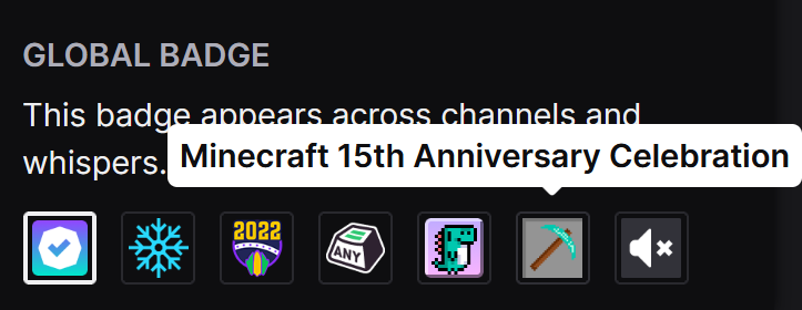 AlphaDuplo on X: “Chat Badges for the people who participated in