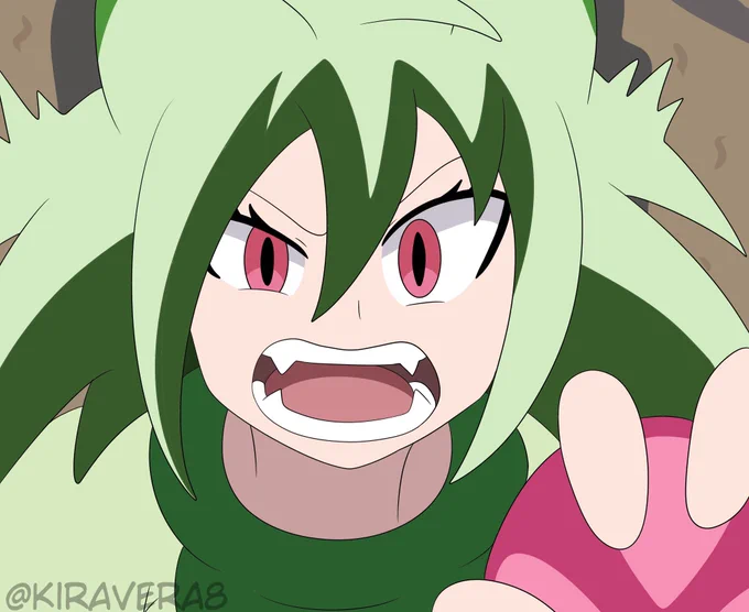 human flora redraws from ep 51! #anipoke 