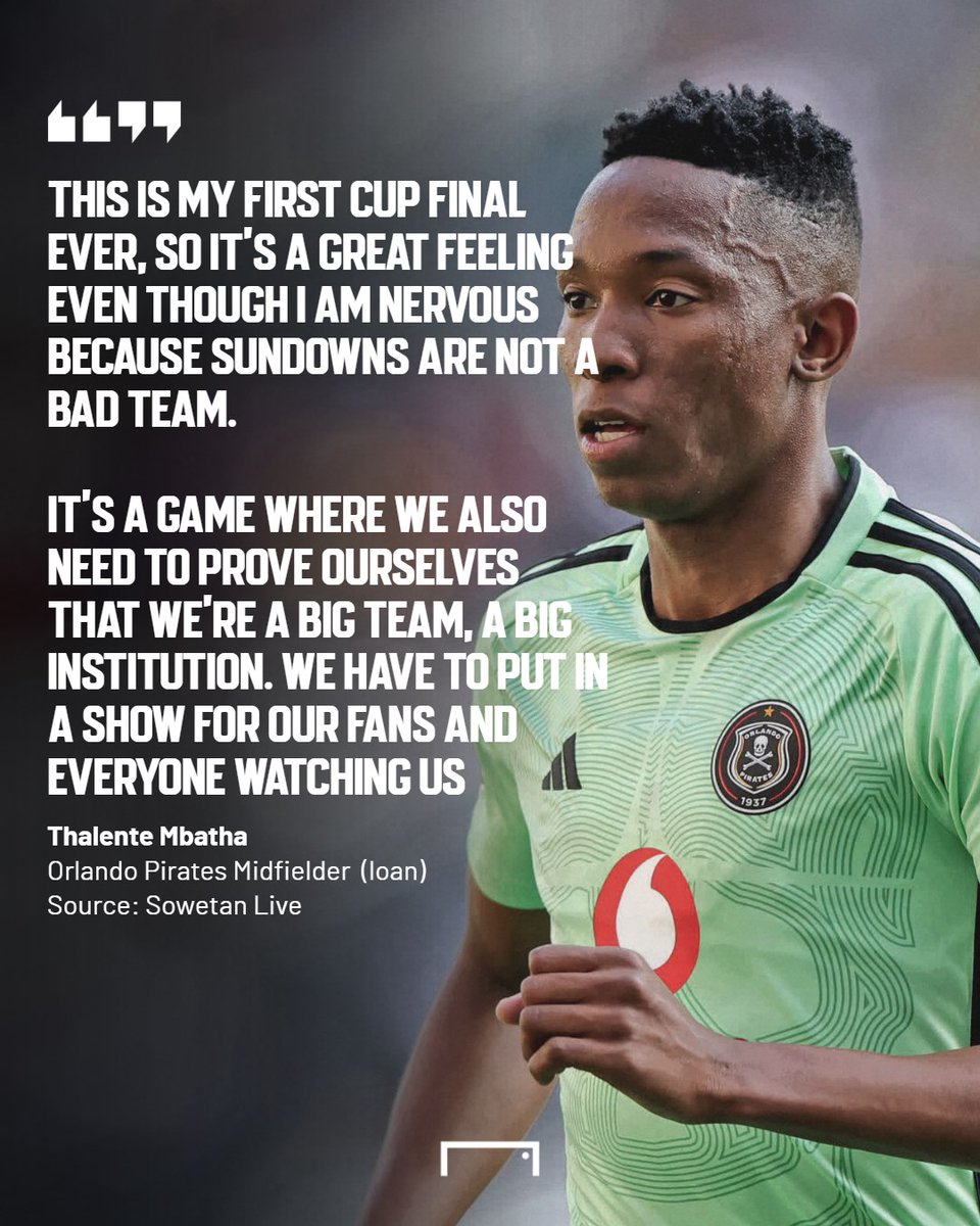 Thalente Mbatha 'nervous' ahead of Nedbank Cup final 🥲🏆