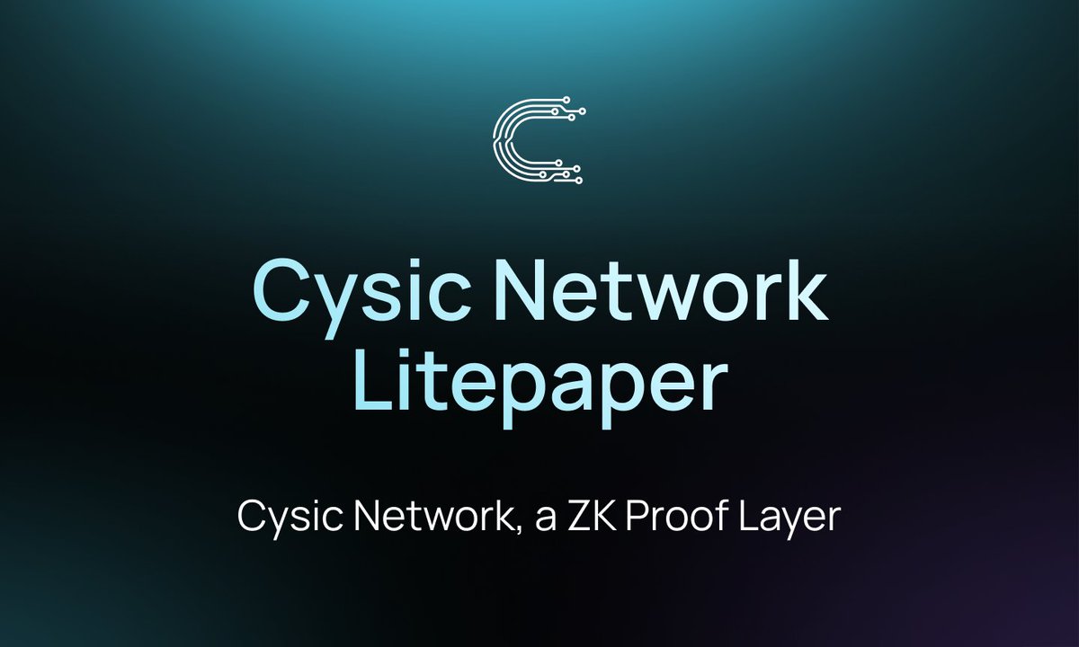 矿工们闲置的显卡有地方用了！#Aleo 主网上线后太卷的话，可以来搞另一个零知识证明的王炸项目@cysic_xyz Cysic Network  发布了精简英文版的白皮书，这里有一份中文版👇：