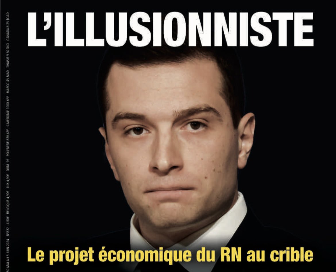 À lire dans @Challenges cette semaine : #Bardella L’Illusionniste, le projet économique du #RN décrypté par des économistes. #ElectionsEuropéennes #ElectionsEuropéennes2024 #européennes #electionfrance