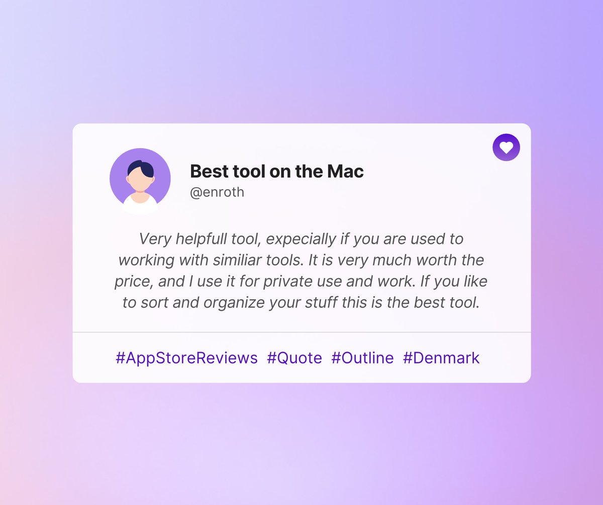 OutlineApp's tweet image. Check out this glowing review from one of our happy users on the App Store! We're thrilled to see how Outline is enhancing your productivity and organization. Thank you for your support!

#OutlineApp #UserReview #Productivity #NoteTaking #CustomerFeedback