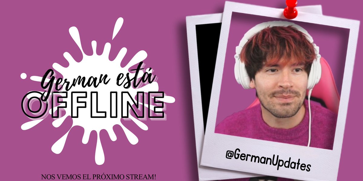 HolaSoyUpdates's tweet photo. 📢|| German cerro stream, esperamos que se hayan divertido ¡Nos vemos en el próximo! https://t.co/zS8hQV6kqq