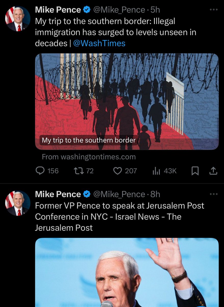 Zero posts from @Mike_Pence today in defense of the man who put him in the West Wing of the White House