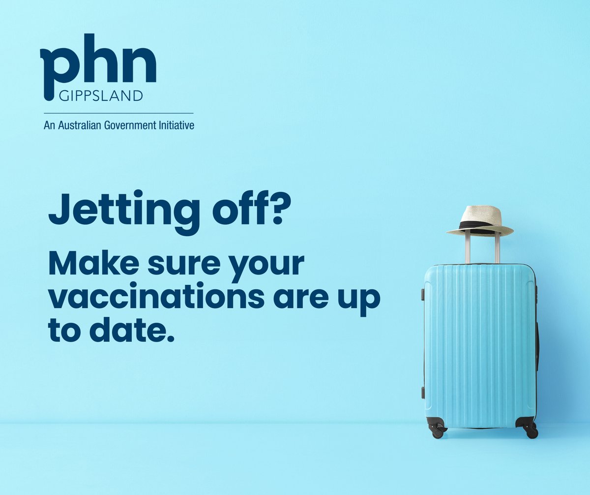 Heading overseas? If you’re planning travel, you should ensure routine vaccinations are up to date. 
Any returned traveller who develops illness after returning home should seek medical advice. Read the health advice here gphn.org.au/latest-news/he…