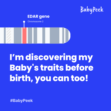 Triskitwafer's tweet photo. Can't wait to use #BabyPeektest to see if our little bundle will have curly or straight hair! Any guesses? Excited to meet the new member of our family with a little preview! #BabyPeek https://t.co/Q7xMsuwM3V