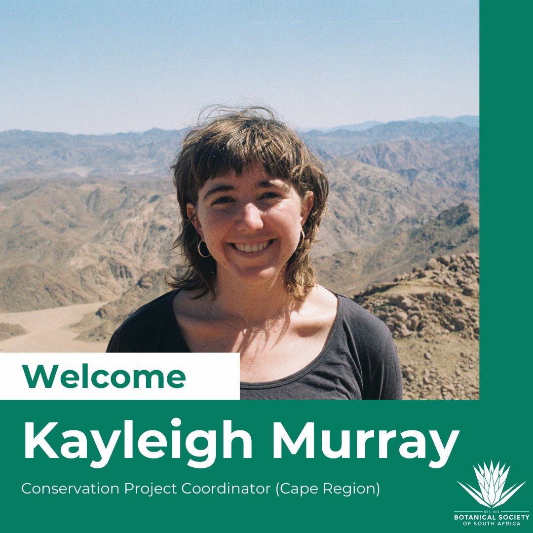 BotSoc welcomes Kayleigh Murray as the new Conservation Project Coordinator for the Cape region. With a background in botany and ecology, Kayleigh will coordinate conservation projects and support branches in partnership with conservation organizations and botanical gardens.