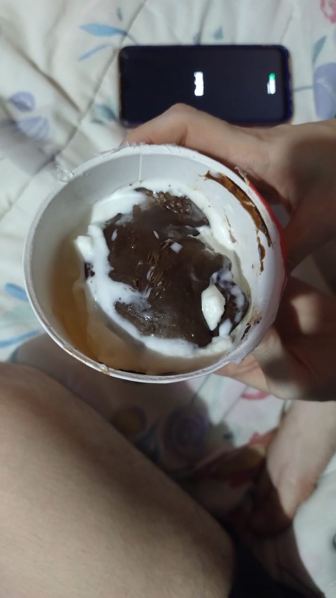caorlimoes's tweet photo. alem de ter demorado mais de 1h pra chegar, ter vindo uma batata a menos, me entregam o mcflurry assim
era pra ser um mcflurry ovomaltine rocks... q sabor novo eh esse? @McDonalds_BR @McDonalds https://t.co/BmyfMtU7Ng