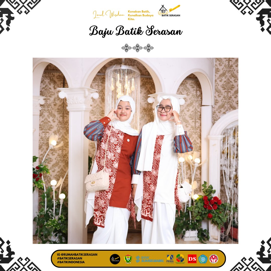 Baju Batik modern yang kekinian tersedai di Rumah Batik Serasan lhoo
Baju Batik Serasan selalu menjadi baju batik andalan Muara Enim di tengah gempuran baju modern Kuyy yang mau baju batik khas  Muara Enim di Rumah Batik Serasan ajaa😍