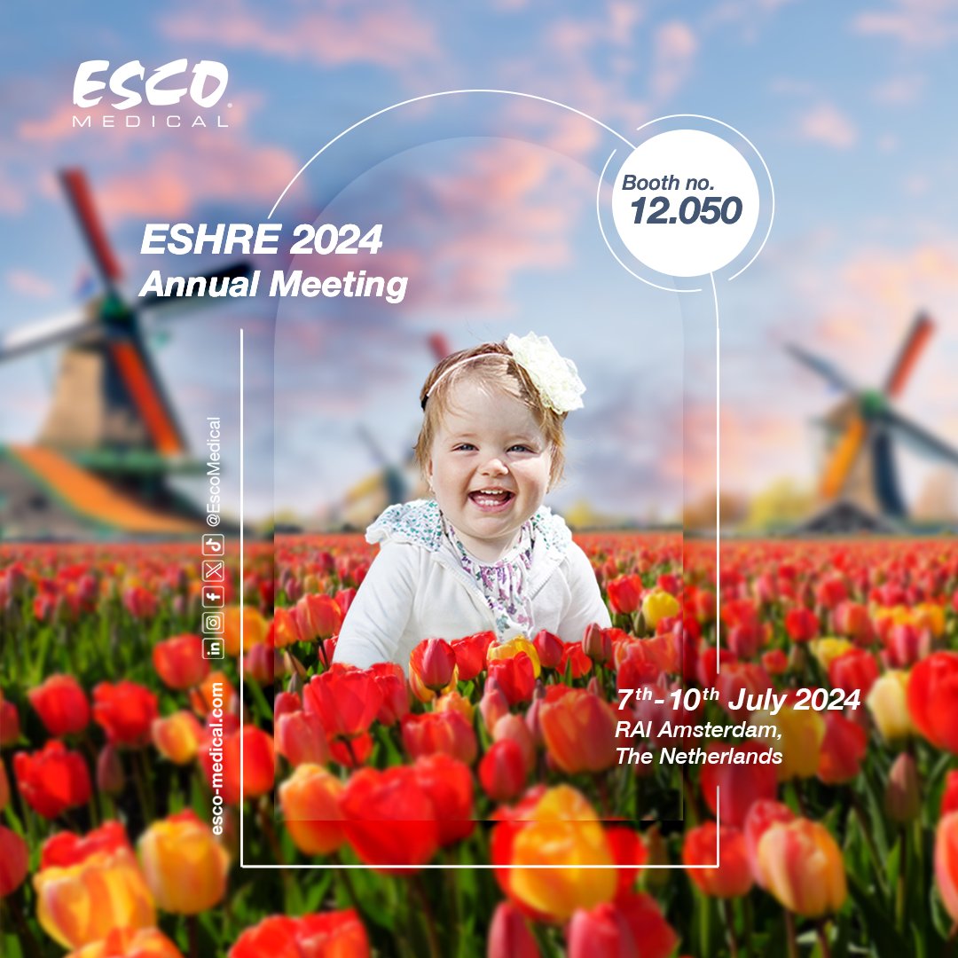 EscoMedical's tweet photo. We’re excited to be at #ESHRE2024 in the Netherlands!
Join us at Booth 12.050 at RAI Amsterdam from July 7-10, 2024, to explore our innovative IVF solutions and learn how our products can help you achieve your goals.
See you!
#ESHRE #IVFEvent #Embryology #EscoMedical https://t.co/1PHf4nStXu