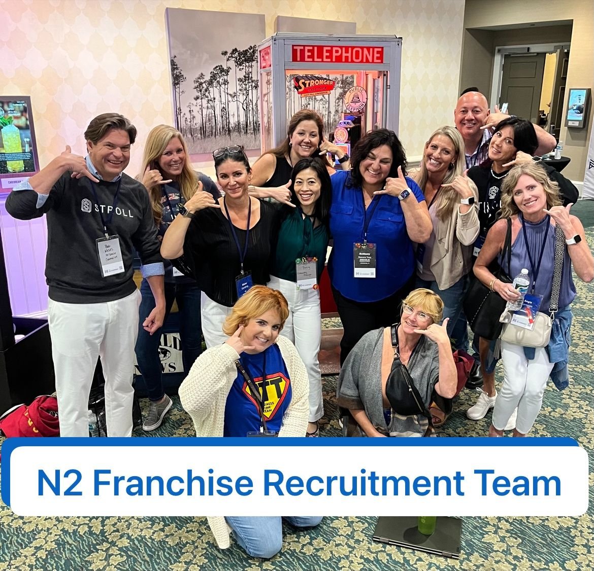 TheN2Company's tweet image. Celebrating The N2 Company Franchise Recruitment team (hashtag#nationalrecruiterday). 🥳 Each one of them helps our Area Directors find their way to a Stroll Magazine, BeLocal Magazine, Greet Mag or Real Producers Magazine.