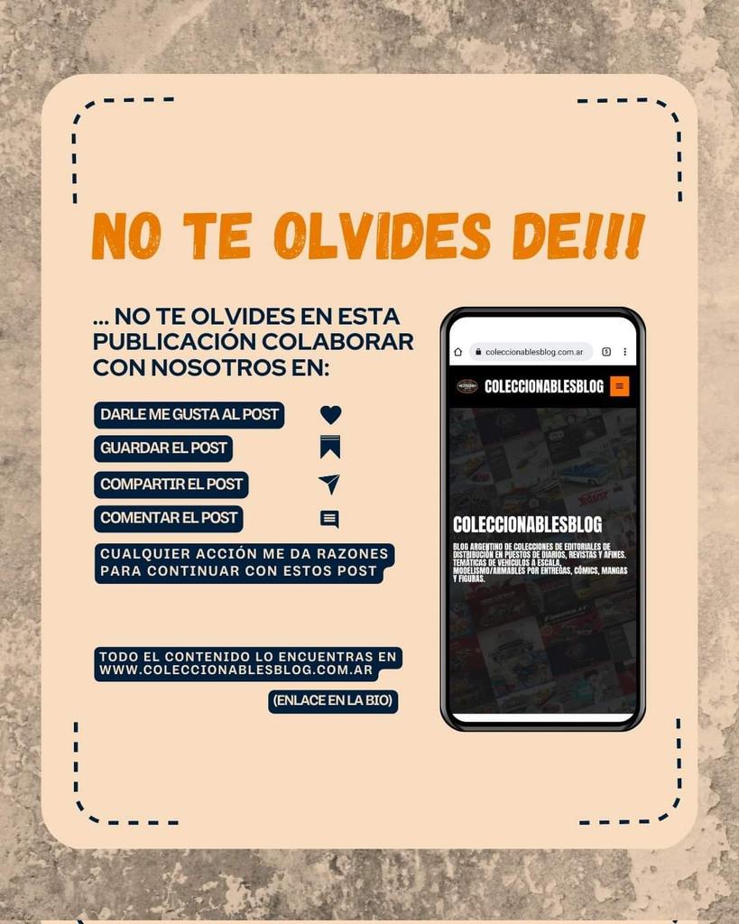 Colecc_Blog's tweet photo. CALENDARIO DE COLECCIONES
Estas son las próximas entregas programadas de colecciones en puestos de diarios y revistas del AMBA para el Viernes 31/05/24.
.
.

👇👇👇
[https://t.co/KgguqdfxfU].
.
.
.
.
.
.
.
.
#Colecciones #CalendarioEntregas #Coleccionistas #BlogColeccionables https://t.co/ijbbmBorbU