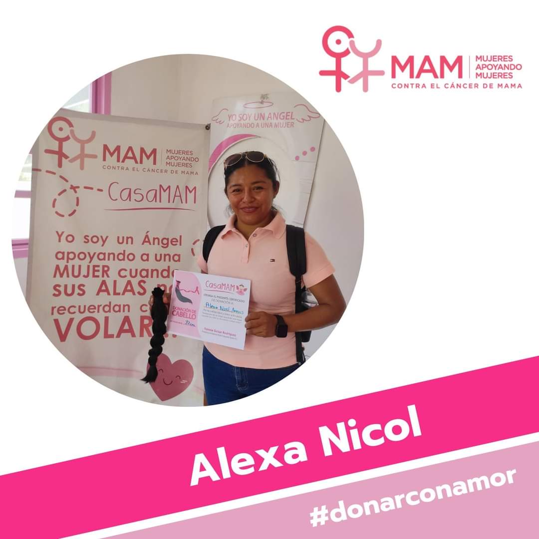 ¡Gracias por el apoyo a nuestra causa y donar tu cabello para una mujer que está en tratamiento de quimioterapia! 💇🏽‍♀️🩷

#CasaMAM #CáncerDeMama #donaciondecabello #donarconamor