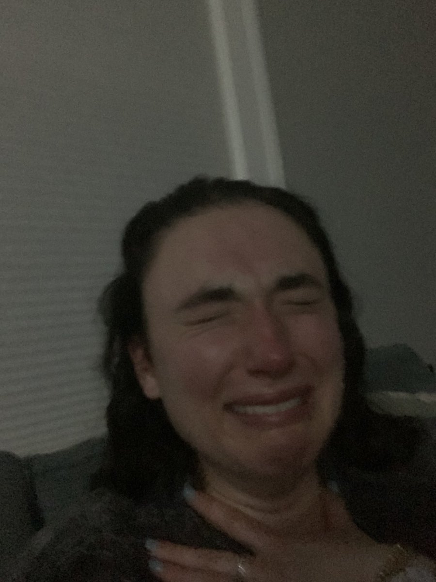 sophieiyates's tweet photo. Actual photographic evidence of my reaction to the #travic endgame. THANK YOU STATION 19, and special thanks to @barrett_doss and @jayhayden00 — you guys were spectacular as always. I already miss this show so much #Station19 https://t.co/1x5PnyHDX8