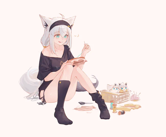 才能のあるキツネ#絵フブキ 