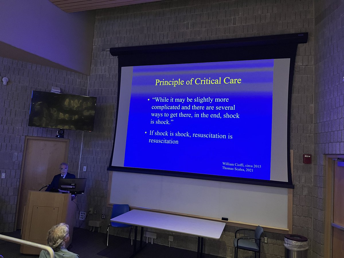 Amazing Grand Rounds by Dr. Scalea on the history and future of endovascular trauma care <a href="/RWJMS/">Rutgers RWJMedSchool</a> <a href="/rwjsurgery/">Rutgers RWJMS Surgery</a> <a href="/ShockTrauma_CC/">Shock Trauma Center Critical Care Fellowship</a> <a href="/shocktrauma/">Shock Trauma</a> <a href="/SurgEdMD/">Mayur Narayan</a>