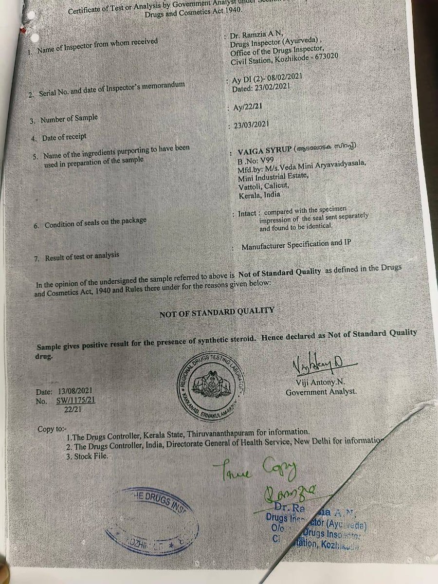 theliverdr's tweet image. 1/4 I do not know why we have Ayurveda practitioners and Ayurveda medicines. It is all a scam and we have not even scratched the surface. Everything that I have been publishing on quality of Ayurvedic drugs in India, the authorities know already, but kept public in the dark.